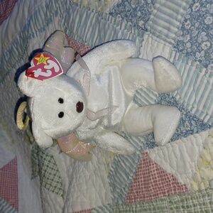 Ty Halo Discontinued Beanie Babie Bear Vintage